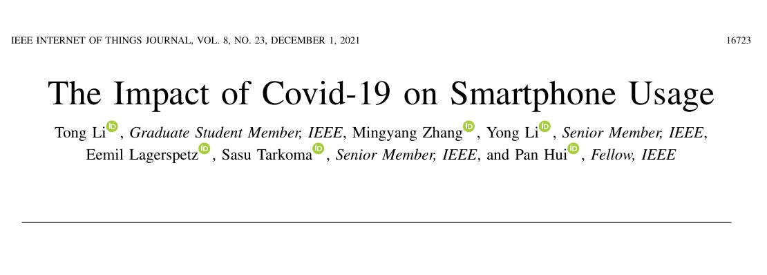 Cover image for The Impact of Covid-19 on Smartphone Usage