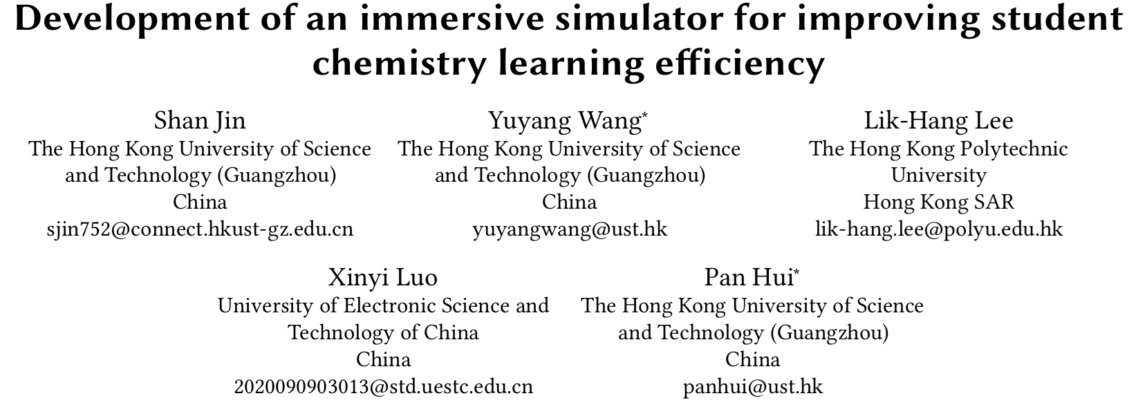 Cover image for Design and Implementation of a Virtual Reality Simulator for Enhancing Chemistry Education