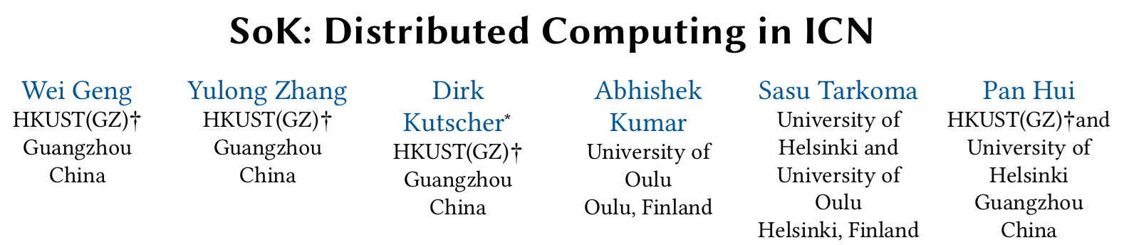 Cover image for SoK: Distributed Computing in ICN